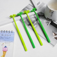 Créatif trèfle à quatre feuilles fleur Simulation Gel stylo mignon frais chanceux étudiant papeterie 0.5mm écriture fabricant en gros