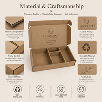 Boîtes en papier kraft recyclables personnalisées pour bougies, parfums, savons, cadeaux, emballages publicitaires, expédition