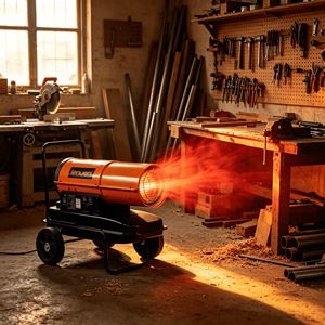 <span class=keywords><strong>Chauffage</strong></span> industriel diesel à température constante et temporisé LN185KTE, souffleur de chaleur industriel alimenté au diesel pour atelier - Product Image 1