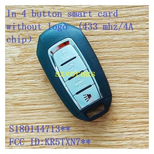 Funda para Tarjeta Inteligente para <span class=keywords><strong>Hyundai</strong></span> <span class=keywords><strong>I20</strong></span> Kona, Funda para Llave Inteligente de 5 Botones sin Logotipo con LXP90 TOY48, Llave de Emergencia - Product Image 2