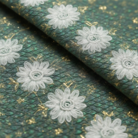 Tissu en dentelle brodée 3D avec cordon rose et sequins étoiles pour robe de soirée femme, fabrication OEM