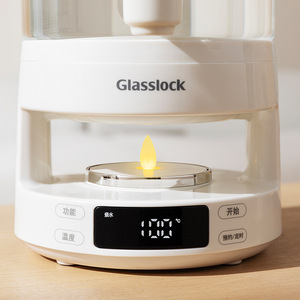 Glasslock Electric Kettle 2.8L Thermostatic Heating Home Brewing <b>Tea</b> Wine <b>Maker</b> - Product Image 1