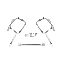 304 acier inoxydable argent support de boîte latérale moto porte-bagages support latéral pour HONDA CB500X