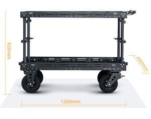 Chariot de moniteur professionnel en alliage d'aluminium pour la production <span class=keywords><strong>vidéo</strong></span> de voiture de télévision de film pour les réalisateurs de caméra sur le plateau - Product Image 6