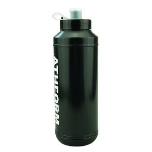 Échantillon gratuit de bouteille de sport en plastique Triton à large ouverture avec logo personnalisé, écologique et sans BPA - Product Image 1