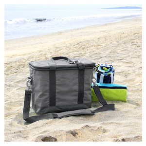 Sac isotherme de grande capacité avec logo personnalisé, sac de transport pour le camping en plein air, sac de plage isolé, sac de pique-nique - Product Image 6