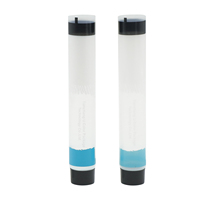 Tube de peinture vide en plastique souple non toxique à étiquette privée personnalisée pour artiste, 20 ml