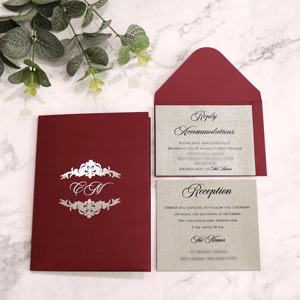 Nuevas <span class=keywords><strong>Invitaciones</strong></span> <span class=keywords><strong>de</strong></span> <span class=keywords><strong>Boda</strong></span> <span class=keywords><strong>de</strong></span> Acrílico Espejo Plateado con Sobre <span class=keywords><strong>de</strong></span> Terciopelo Borgoña, Invitación <span class=keywords><strong>de</strong></span> Tapa Dura para Eventos <span class=keywords><strong>de</strong></span> <span class=keywords><strong>Boda</strong></span> - Product Image 4