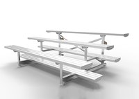 Tribunes portables en aluminium avec roues, 3 à 5 rangées, gradins mobiles pour événements sportifs en plein air, sièges de banc anti-UV
