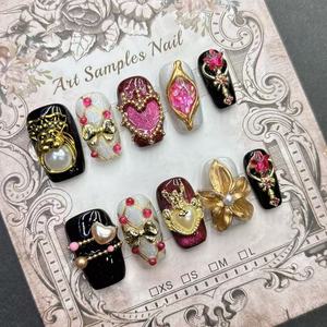 เครื่องกดเล็บทรงสี่เหลี่ยมแบบฝรั่งเศสสุดหรูใช้ซ้ำได้สำหรับสวมใส่ในชีวิตประจำวัน - Product Image 3