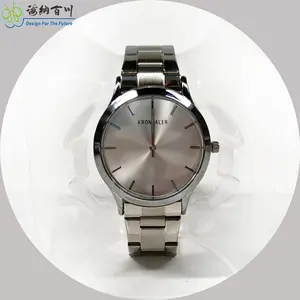 Seiko, модные деловые часы из нержавеющей стали с 40 мм стеклянным циферблатом, круглая застежка, водостойкая застежка толщиной 9 мм