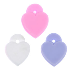 Alta calidad decoración corazones señoras botas bolsa encantos venta al por mayor personalizado corazón llavero accesorios PVC zapato encantos para zuecos - Product Image 6