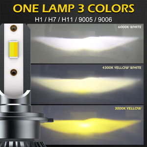 Focos led 3 colores para automovile h4 h7 h11 led 16000 lumens - Product Image 4