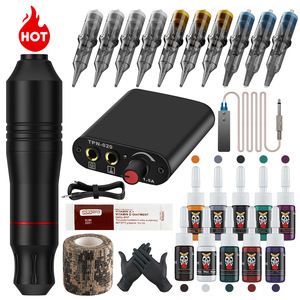 2022 nhà máy giá rẻ bán buôn trang điểm vĩnh viễn Top động cơ Tattoo Machine hoàn chỉnh Tattoo Machine <span class=keywords><strong>Kit</strong></span> - Product Image 2