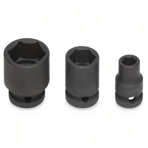 Fervi <b>Impact</b> <b>Socket</b> Wrench Set 3 Pc Metric Hex Drive Tool Kit - Product Image 2