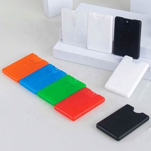 2026 Custom Made 20ml clear Black White PP <b>Plastic</b> Perfume Flat <b>Bottle</b> Credit Card <b>Spray</b> <b>Bottle</b> - Product Image 3