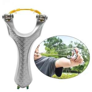 Color plata buena textura hecha en China Slingshot Bipod-Rack Senapan Wolfking <span class=keywords><strong>Trex</strong></span> Slingshot SL V52 para juegos de caza al aire libre - Product Image 1