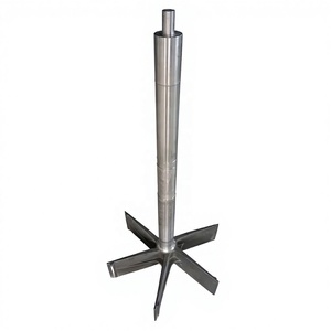 定制高镍耐热钢铸件炉用风扇叶片叶轮带轴 - Product Image 1