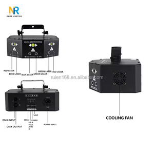 Precio de fábrica Mini 9 ojos LED cabeza móvil luz láser RGBW que emite 3W <span class=keywords><strong>Control</strong></span> remoto para fiestas de discoteca EQUIPO DE DJ esencial - Product Image 3