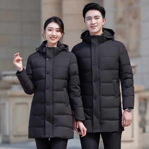 Chaqueta Acolchada <span class=keywords><strong>de</strong></span> Algodón Profesional para Mujer, para Negocios, Invierno, Administración, Hotel, Gestión <span class=keywords><strong>de</strong></span> Propiedades, También para Hombre - Product Image 5