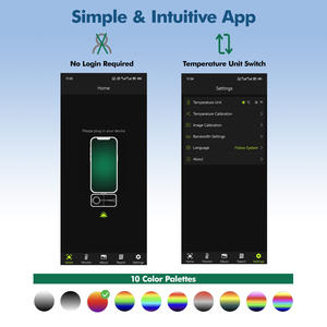 Roadi tc101 מצלמה תרמית אינפרא אדום עובד עם אנדרואיד טלפונים חכמים טבליות & הדמיה תרמית למחשב נייד & התקנים שולחניים - Product Image 5