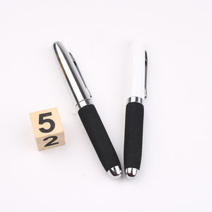 Stylos miniatures promotionnels en métal avec grip en caoutchouc EVA, logo personnalisé, encre bleue/noire, pointe de 1,0 mm, recharge Paker, design original - Product Image 3