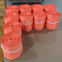 Yüksek Kaliteli 1T/2T/3T/4T/5T/6T/8T/10T Polyester Dokuma Malzemesi, Düz Kaldırma Askısı için