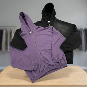 Sudadera con capucha y cremallera para hombre, de manga larga, estilo casual, color sólido, para otoño. - Product Image 4