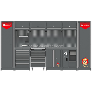 Nhiệm vụ nặng nề hội thảo Máy Trạm Modular bàn làm việc công cụ tủ nhà để xe bàn làm việc với ngăn kéo 1 bộ bạc <span class=keywords><strong>DIY</strong></span> công cụ bảng CN; gua - Product Image 4