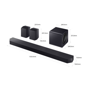 <span class=keywords><strong>Barre</strong></span> de <span class=keywords><strong>son</strong></span> <span class=keywords><strong>Samsung</strong></span> HW-Q990F Série Q 11.1.4CH Immersive, intégration <span class=keywords><strong>TV</strong></span> fluide et commande vocale intelligente - Audio amélioré pour projecteur - Product Image 6