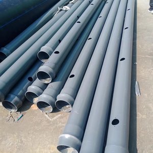 Tuyau perforé en PVC de 4 pouces avec trous de prix de 2mm de diamètre Tubes en plastique de drainage de 10mm - Product Image 1