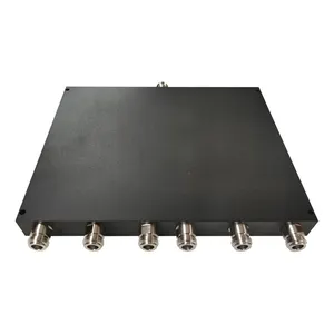 138-960MHz 50W UHF Microwave Power Divider 6 Way Wilkinson Power Splitter With N-Female Connector For IBS