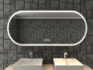 Siêu Thông Minh Phòng Tắm Khách Sạn Gương LED Chống Sương Mù Phòng Tắm Gương Glass Custom-Made Hiện Đại, Null 3 Năm CN;GUA Khách Sạn, Bệnh Viện Rõ Ràng - Product Image 2