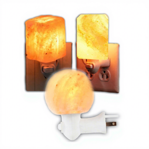 Lampe en sel de l'Himalaya de qualité supérieure, élégante, pour une décoration de pièce stylée - Product Image 1
