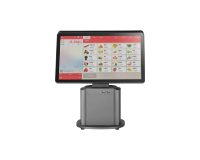 Terminal de point de vente tactile dédié pour restaurants de restauration rapide et cafés, avec système de caisse, commande tactile, NFC et imprimante thermique, 15,6 pouces