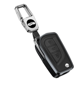 Étui de protection pour clé de voiture en alliage d'aluminium pour Toyota COROLLA camry LEVIN REIZ highlander RAV4, porte-clés pliable, porte-clés, sac - Product Image 1