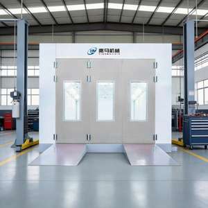 Cabine <span class=keywords><strong>de</strong></span> peinture automobile à chauffage diesel haute efficacité et faible vibration avec contrôle automatique pour berlines et ateliers industriels - Product Image 2