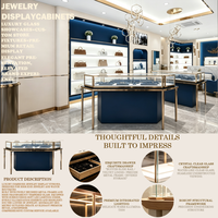 Design d'intérieur de boutique haut de gamme pour bijoux et sacs à main, comptoir d'exposition, vitrine murale avec éclairage LED