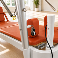 Tour de Pilates portable professionnelle haut de gamme avec système de poulies à corde réglable et planche à ressort pour studio et salle de sport