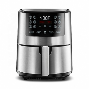 Friteuse à air chaud en acier inoxydable avec écran tactile LED, 12 programmes de cuisson prédéfinis, sans huile - Offre spéciale - Product Image 4