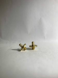 Tuerca Remachable de Cabeza Plana de Acero Inoxidable 304 OEM, Color Dorado, Inserto Roscado Ciego Pequeño para Uso Industrial - Product Image 4