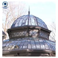 Installation facile Prima Dôme de mosquée moderne Conception d'église Toiture transparente teintée Dômes de verre en acier léger Puits de lumière