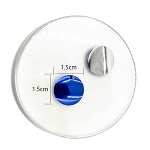Coriandoli Metallici Circolari Blu, Mini Coriandoli Rotondi in Carta Metallizzata per Decorazioni di Matrimoni, Compleanni e Feste - Product Image 2