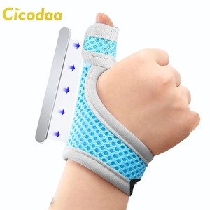 Orthèse pour l'hypoplasie du pouce chez l'enfant, Correcteur <span class=keywords><strong>de</strong></span> <span class=keywords><strong>gaine</strong></span> tendineuse pour bébé, Stabilisateur <span class=keywords><strong>de</strong></span> doigt goupillé et <span class=keywords><strong>de</strong></span> hallux valgus pour nourrisson avec bande en aluminium - Product Image 1