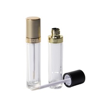 Tubes de baume à lèvres, gloss et rouge à lèvres en plastique vides personnalisés, style classique, toucher doux, emballage cosmétique, impression sérigraphique, logo DIY