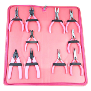 10PCS Mini Jewelry <b>Pliers</b> <b>Set</b> 5Inch <b>Pliers</b> <b>Set</b> for Jewelry Making Jewelry Repair Winding and Other DIY Crafts. - Product Image 1