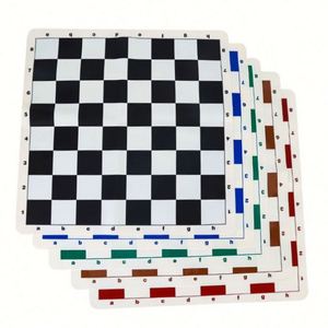 Vente directe du fabricant, échiquier pliable imperméable, jeu éducatif, respectueux de l'environnement, échiquier en silicone imprimé sur mesure - Product Image 1