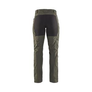 BLAKLADER - 715918454699C46 Pantalon de service femme stretch Vert armée/Noir-PANTALON DE TRAVAIL EAN 7330509499108 - Product Image 2