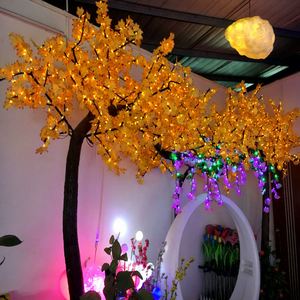 Árbol de Arce Rojo Artificial con Luces LED y Tronco Simulado, IP65, 110-240V, para Decoraciones Festivas, Navideñas y de Temporada - Product Image 1