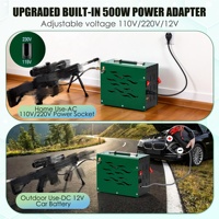 Compresseur d'air PCP TUXING sur mesure pour plongée sous-marine et paintball, avec conception de bobine HPA et convertisseur 12V intégré, pour usage extérieur et domestique